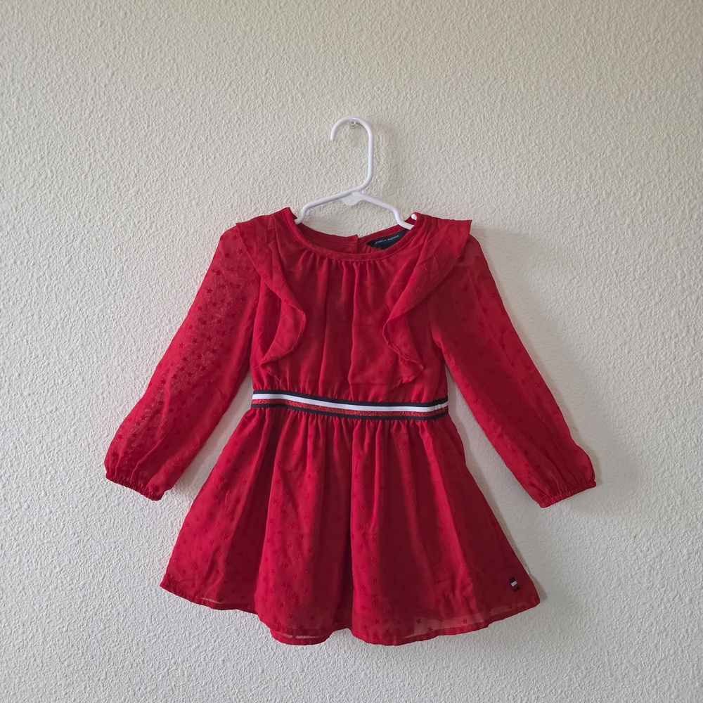 Tommy Hilfiger Red Star Pattern Dress